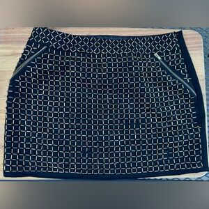 Chic Black and Gold Women's Skirt